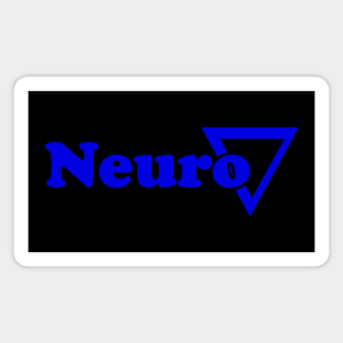 Neurodivergent -  Neuro Divergence Nabla Math Geek Magnet